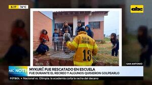 Mykurẽ fue rescatado en escuela de San Antonio - ABC Noticias - ABC Color