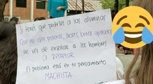 Alumnas realizaron sentata para denunciar acosos y abusos en colegio católico de Asunción