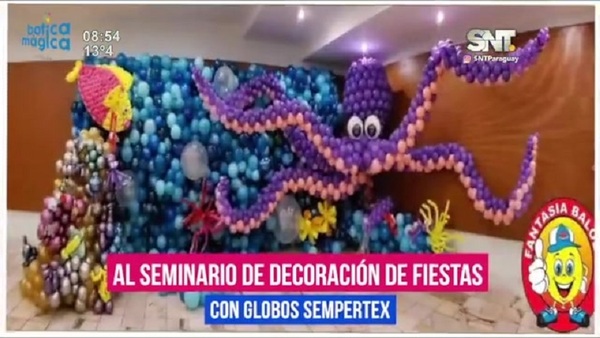 Curso de "Decoración de fiestas" en Botica Mágica - SNT
