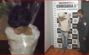 Encintan por un árbol a presunto ratero tras ingresar a una vivienda
