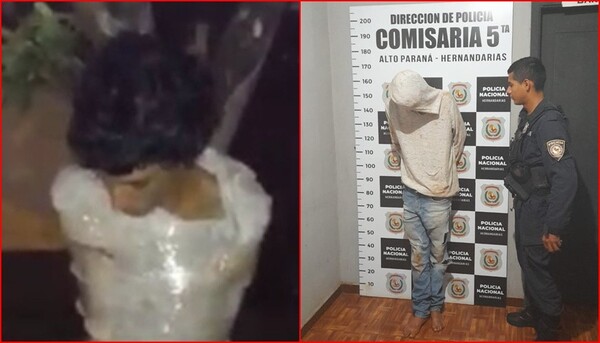 Encintan por un árbol a presunto ratero tras ingresar a una vivienda