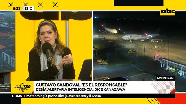 Gustavo Sandoval “es el responsable” y debía alertar a Inteligencia, dice Kanazawa - ABC Noticias - ABC Color