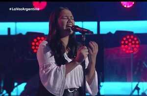 Paraguaya conquistó a jurado de “La Voz Argentina”