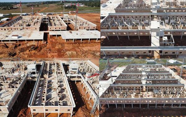 Notable avance en la construcción del futuro Hospital de Coronel Oviedo – Prensa 5