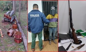 Detenido por intentar robar cables y otros objetos de una cantera