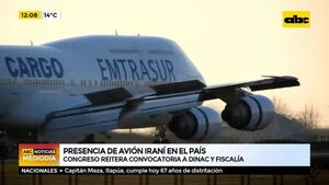 Presencia de avión iraní en el país  - ABC Noticias - ABC Color