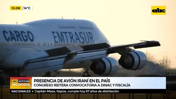 Presencia de avión iraní en el país - ABC Noticias - ABC Color