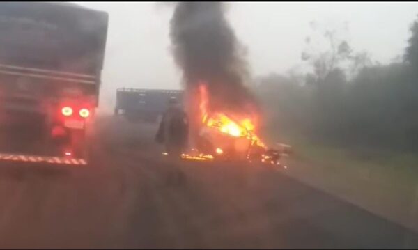Terrible accidente en Caaguazú a causa de la neblina