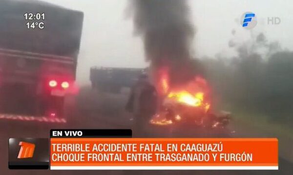 Terrible accidente fatal en Caaguazú | Telefuturo