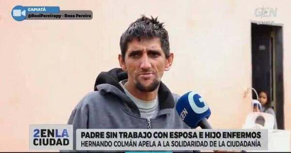 La Nación / Padre ruega ayuda para su hijo con leucemia y su esposa con tuberculosis