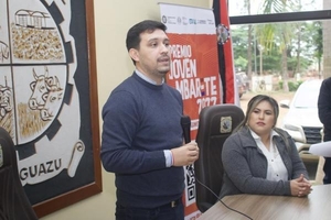 Ministro de la SNJ presentó el Premio Nacional Joven Mbarete en Minga Guazú - Noticde.com