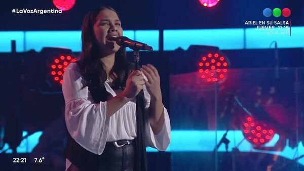 Mirá la audición de Andrea Guasch, la paraguaya que emocionó a todos en La Voz Argentina - Música - ABC Color