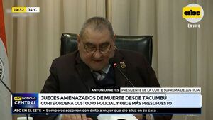 Jueces amenazados de muerte desde Tacumbú - ABC Noticias - ABC Color