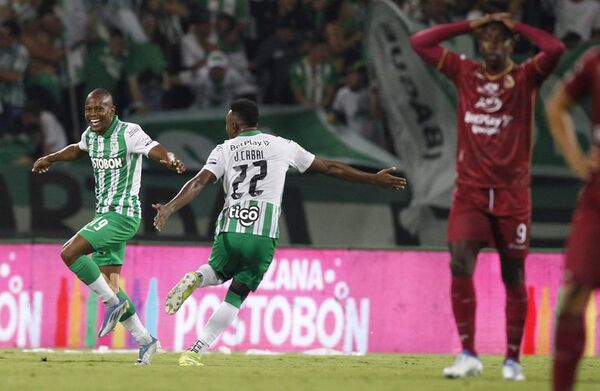 Atlético Nacional saca ventaja con golazo de mediacancha en final de Colombia - Fútbol - ABC Color