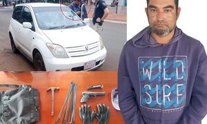 Cae delincuente con vehículo robado y una pistola de aire comprimido – Diario TNPRESS