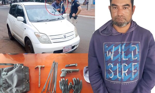 Cae delincuente con vehículo robado y una pistola de aire comprimido – Diario TNPRESS