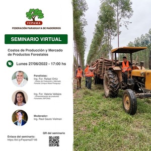 Semana de la Madera desarrollará seminarios para analizar la producción forestal, los mercados e incendios - .::Agencia IP::.