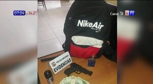 Hallan un arma y dinero en el bolso de un estudiante, en Capiatá | Noticias Paraguay