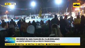 Regresó el San Juan en el Club Emiliano  - ABC Noticias - ABC Color