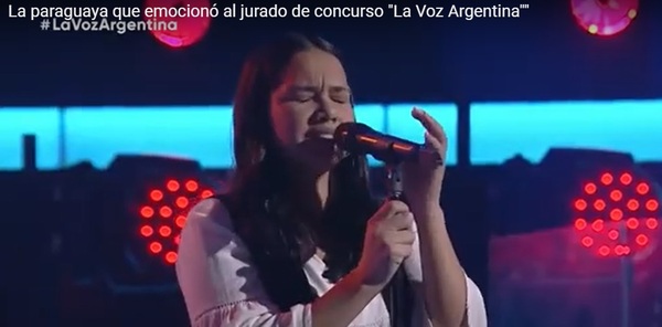 Paraguaya emocionó a todos con una canción homenaje a su madre que ya no está » San Lorenzo PY