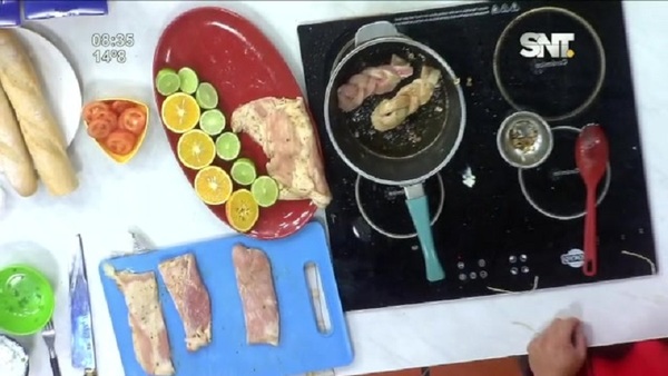 Cocina LMCD: Sandwich de chicharõ trenzado - SNT