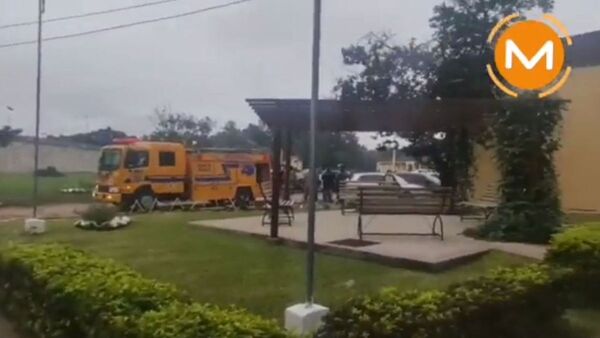 Producto químico se derramó en el Hospital San Jorge