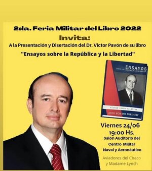 Víctor Pavón presenta su libro «Ensayos sobre la libertad y la república»