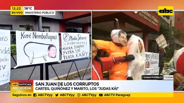 Fiesta de San Juan frente al Ministerio Público - ABC Noticias - ABC Color
