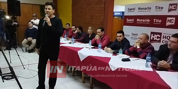 PRESENTAN A LOS CANDIDATOS A PRESIDENTES, MIEMBROS Y CONVENCIONALES DE LAS TRES SECCIONALES COLORADAS DE ENCARNACIÓN