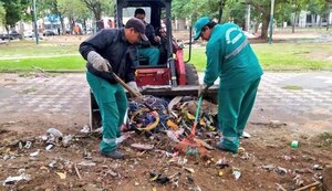 Diario HOY | Realizan limpieza en la Plaza de Armas tras ser desocupada por campesinos e indígenas