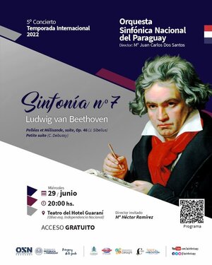 Sinfónica Nacional interpretará la 7ma de Beethoven en nuevo concierto de temporada - .::Agencia IP::.