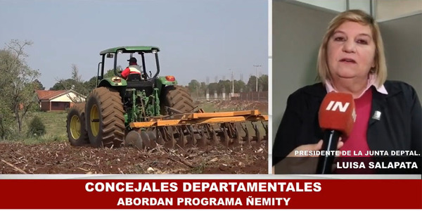 DESDE LA JUNTA DEPARTAMENTAL OBSERVAN TRABAJOS PREPARATIVOS EN TORNO A ÑEMITY