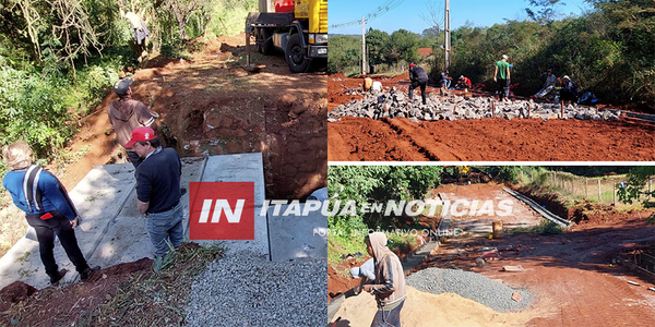 HOHENAU ENCARA VARIAS OBRAS VIALES EN SIMULTÁNEO DENTRO DEL DISTRITO