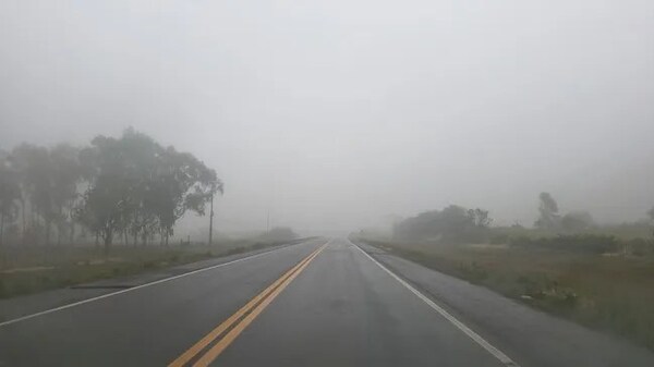 Otra jornada con mucha neblina en Misiones