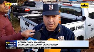 Atentado en Amambay: Delincuentes balearon una camioneta - ABC Noticias - ABC Color
