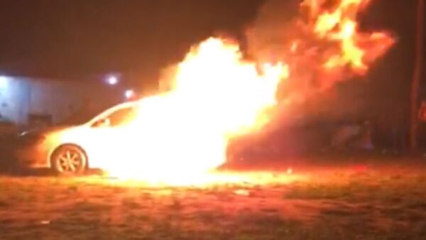 Pelota tata incendió un auto en San Juan de San Lorenzo