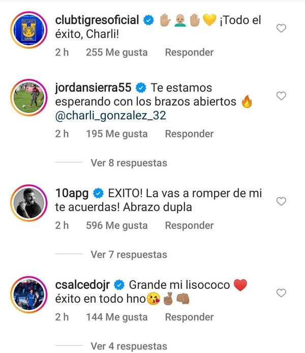 Versus / La estrella del fútbol mexicano que le dejó un mensaje a Carlos González - PARAGUAYPE.COM