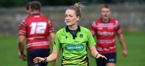 Equipo arbitral 100% femenino pita por primera vez un partido de rugby masculino
