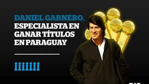 Daniel Garnero, especialista en ganar títulos en Paraguay