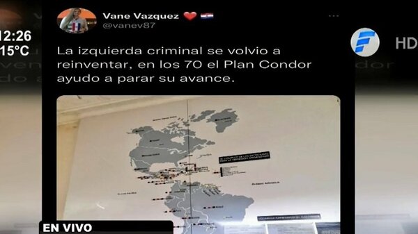 Denuncian por apología al delito a militante cartista que supuestamente reivindicó al Plan Cóndor - Paraguaype.com