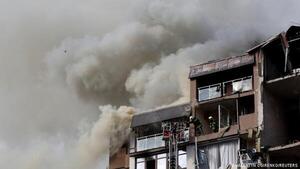 Bombardeo ruso contra Kiev deja dos heridos