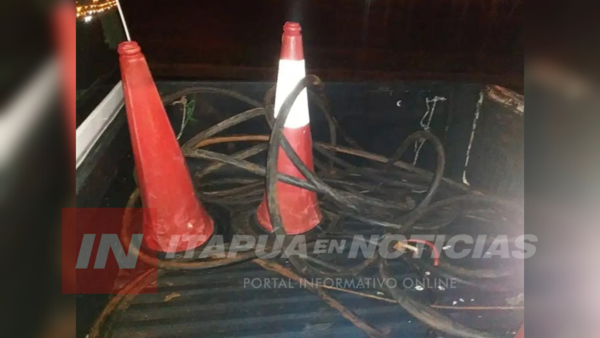 UNOS 30 METROS DE CABLE CASI FUERON HURTADOS EN EL B° SAN ROQUE DE ENCARNACIÓN