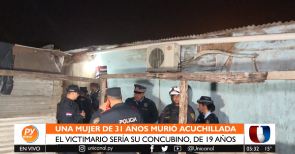 Presunto feminicidio den Asunción: terminan con la vida de una mujer de 31 años