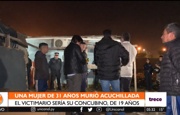 Mujer de 31 años fue asesinada, presuntamente, por su pareja de 19 años