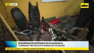Desarmador detenido en flagrancia - ABC Noticias - ABC Color