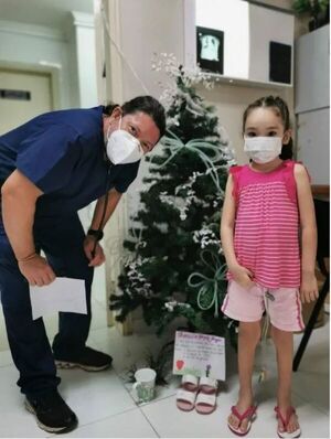 Padre de Nahiara en busca de insumos para corazón artificial