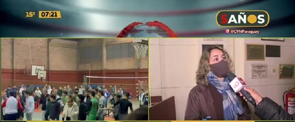 Asunción: Intercolegial terminó en batalla campal - C9N