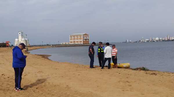 Hallan un cuerpo sin vida en el río Paraná frente a la Playa San José