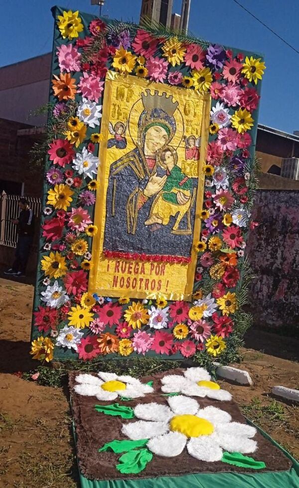 Preparan gran fiesta en honor a Nuestra Señora del Perpetuo Socorro