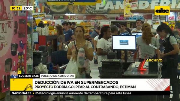 Deducción de IVA en supermercados  - ABC Noticias - ABC Color